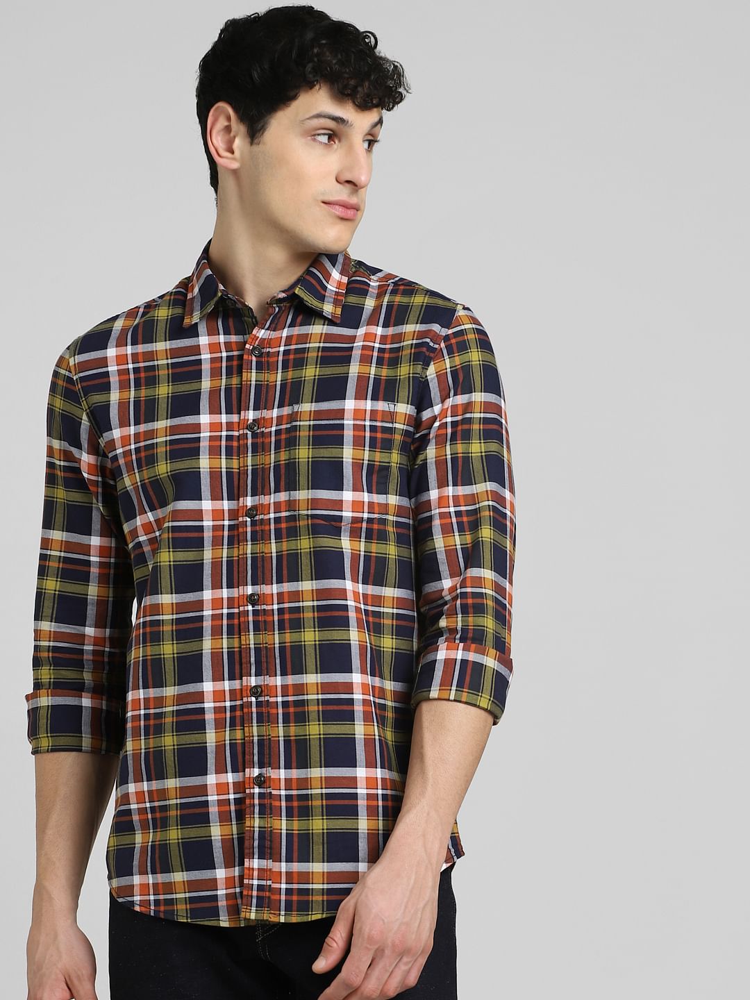 Red Check Full Sleeves Shirt