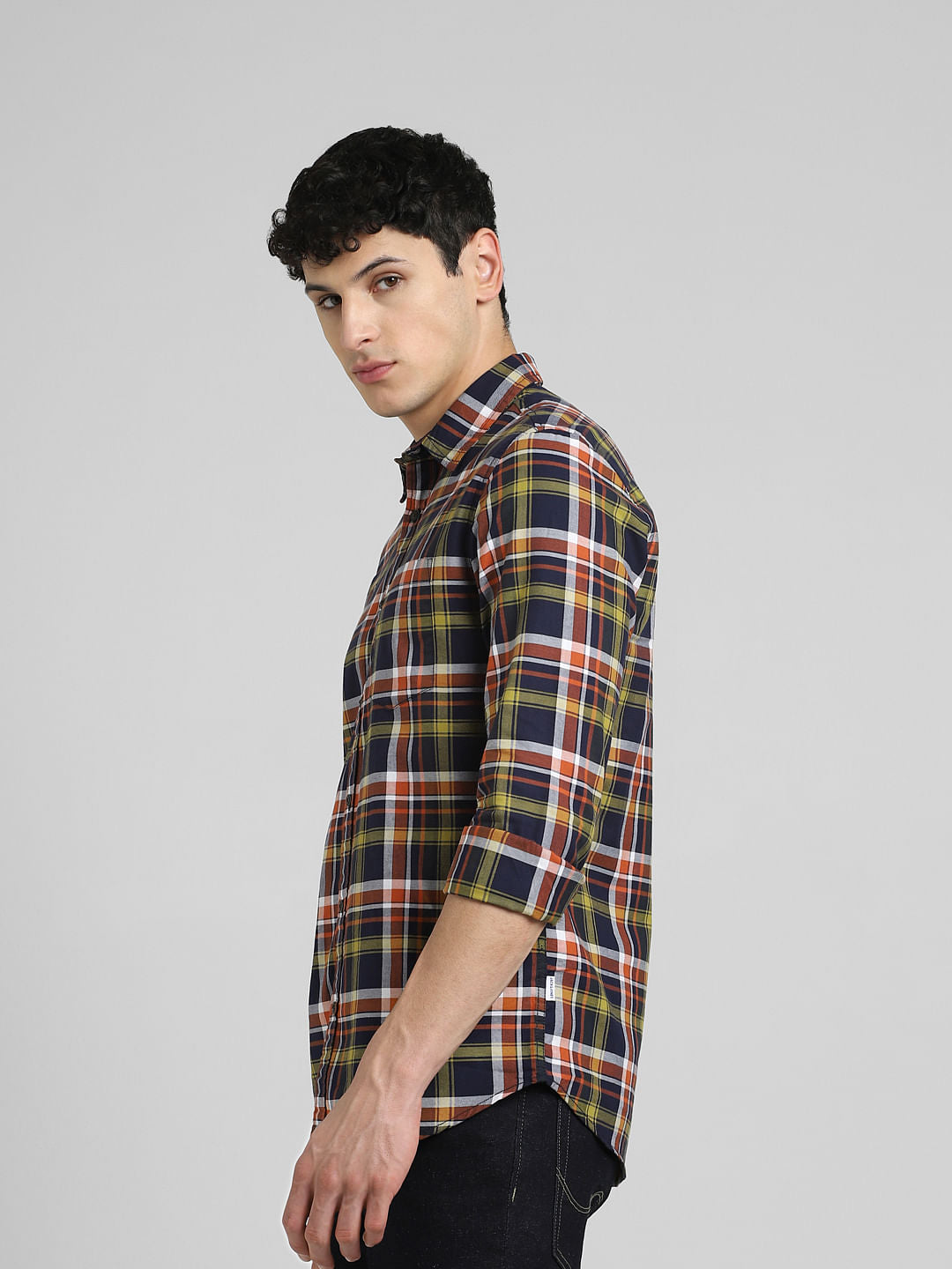 Red Check Full Sleeves Shirt