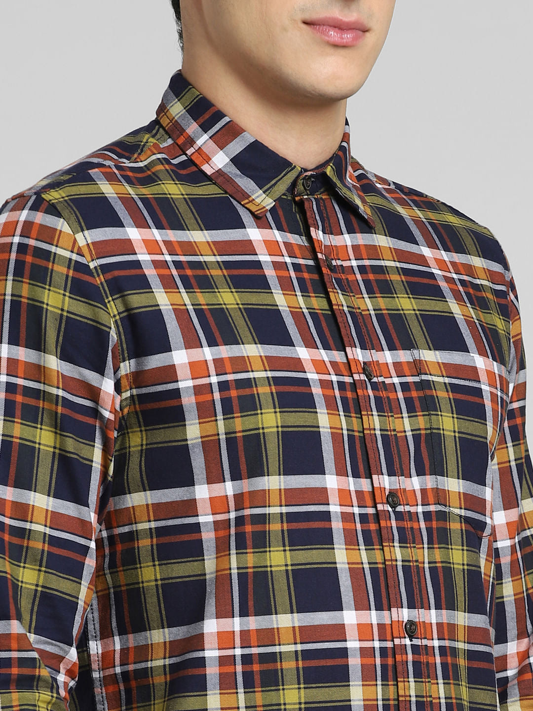 Red Check Full Sleeves Shirt