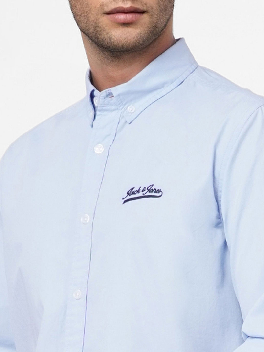 Light Blue Full Sleeves Shirt