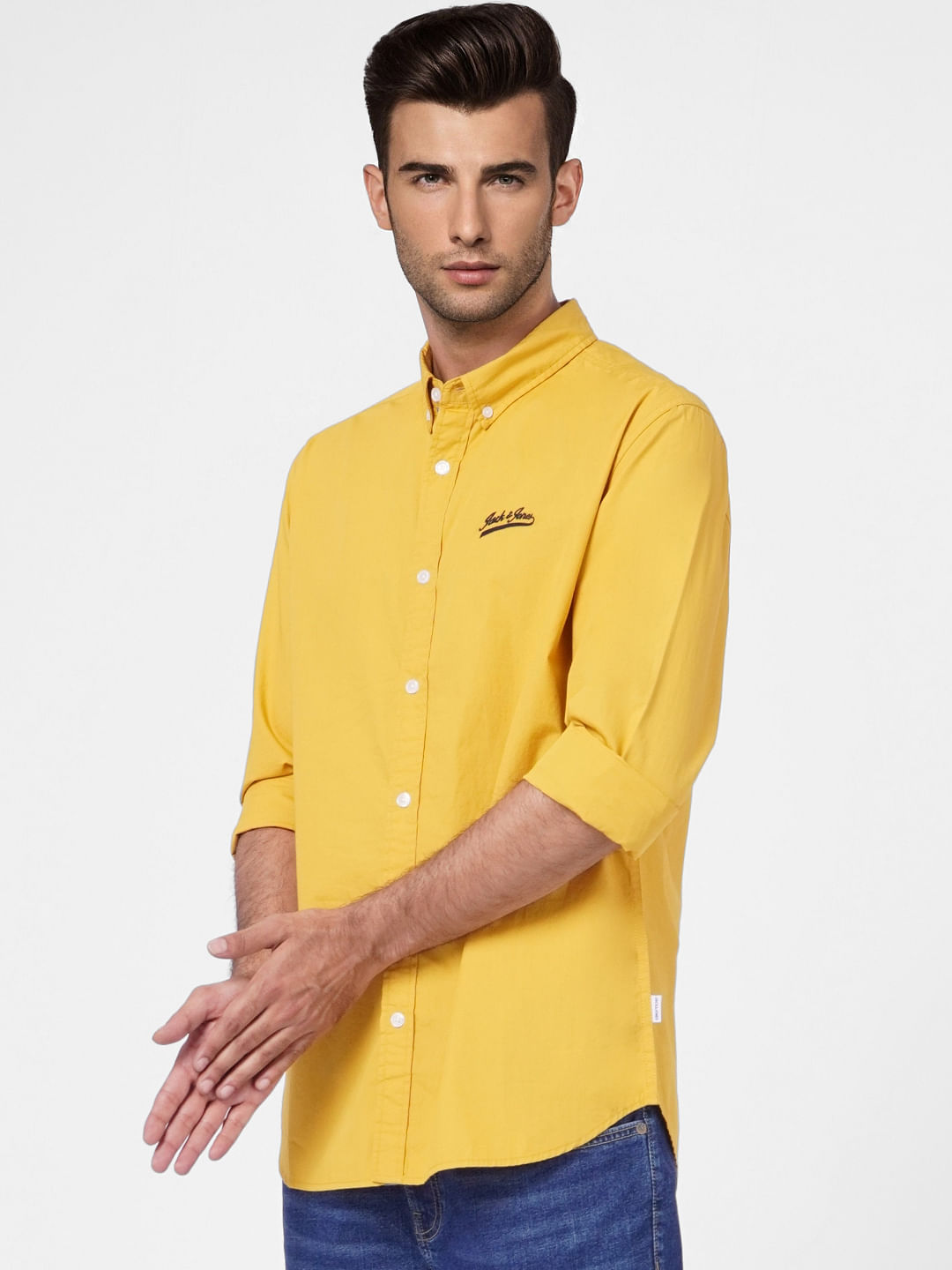 Yellow Full Sleeves Shirt