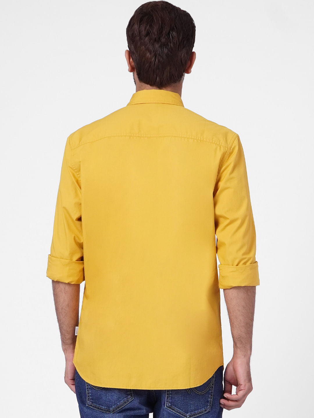 Yellow Full Sleeves Shirt