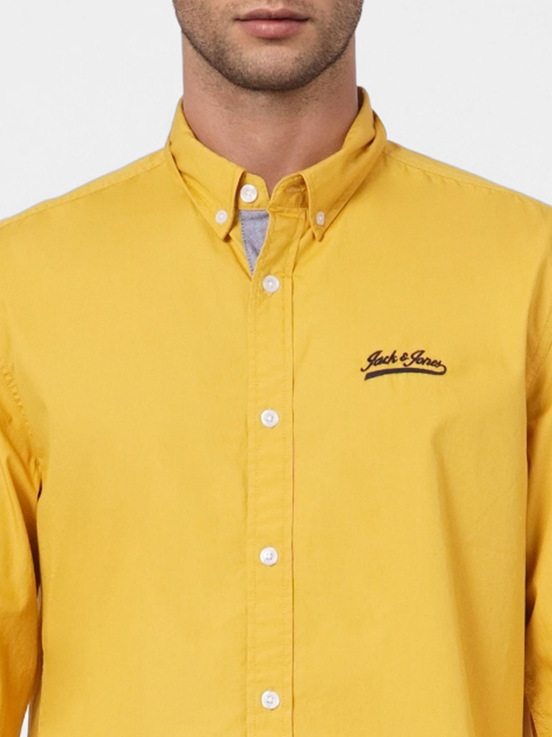 Yellow Full Sleeves Shirt
