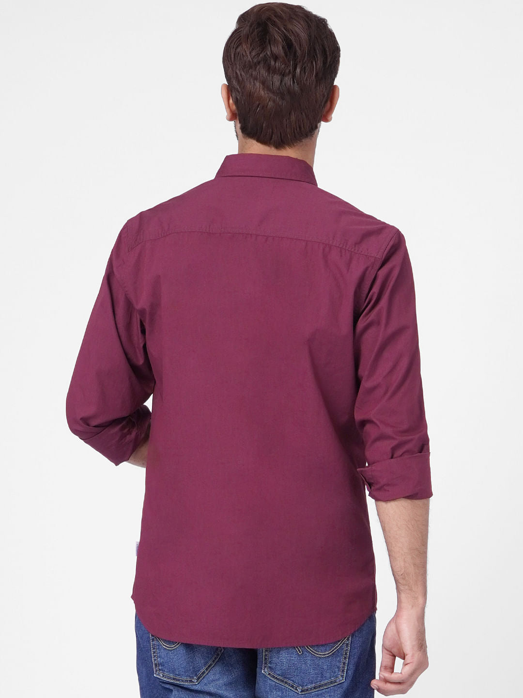 Maroon Full Sleeves Shirt