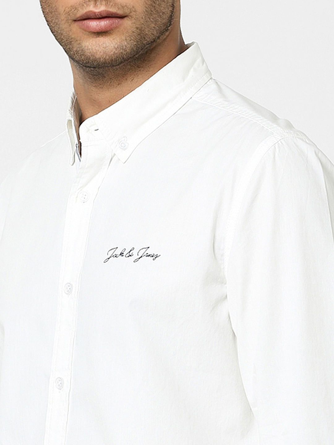 White Full Sleeves Shirt