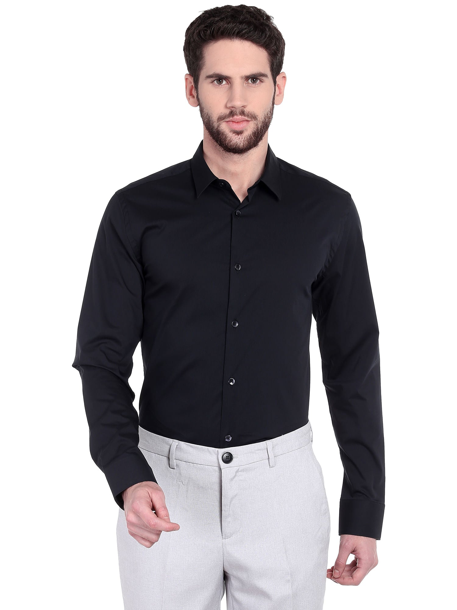 Black Full Sleeves Shirt