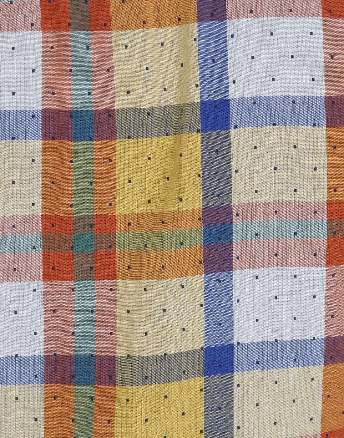 Yellow Check Full Sleeves Shirt