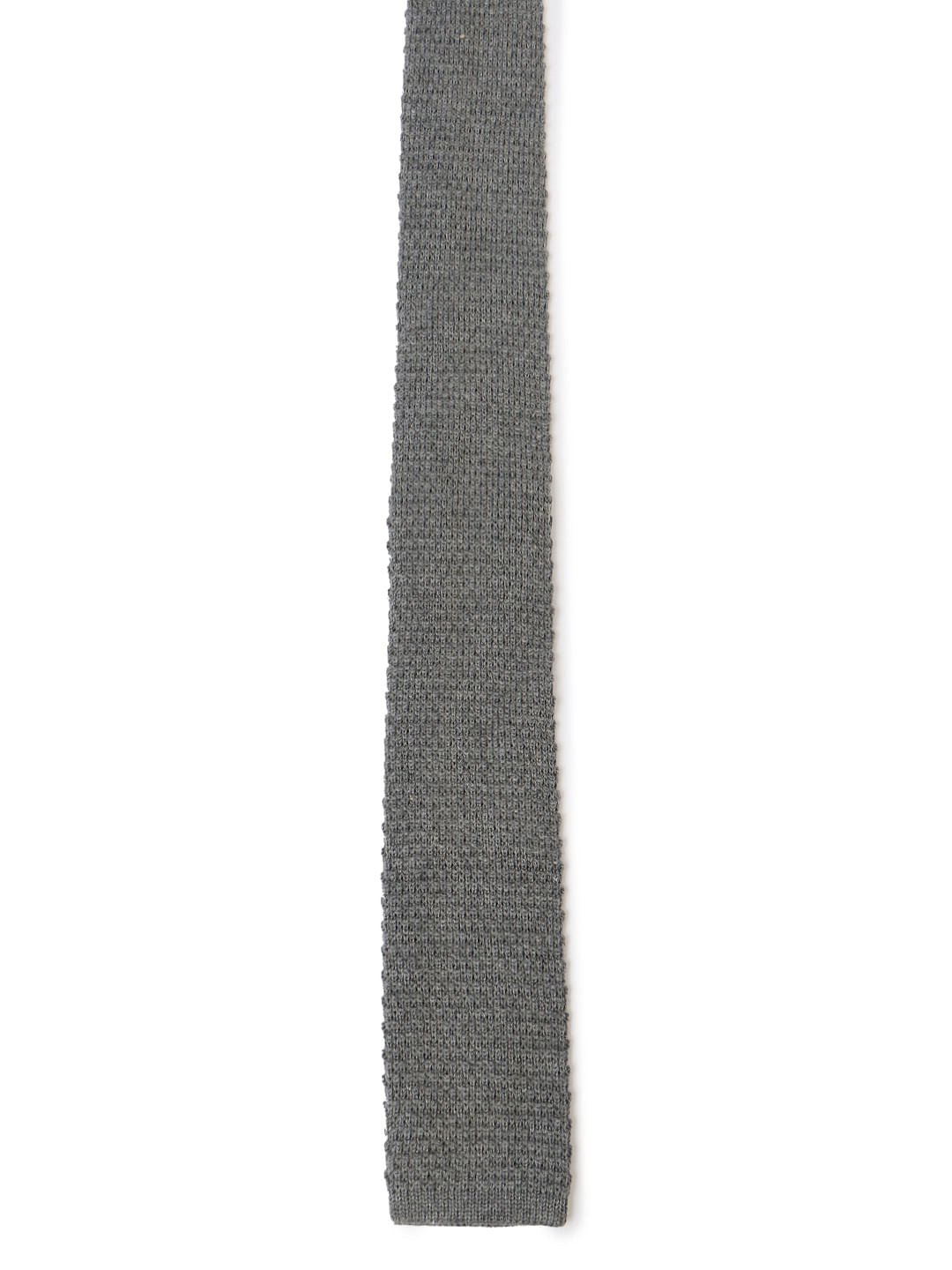 Grey Textured Tie
