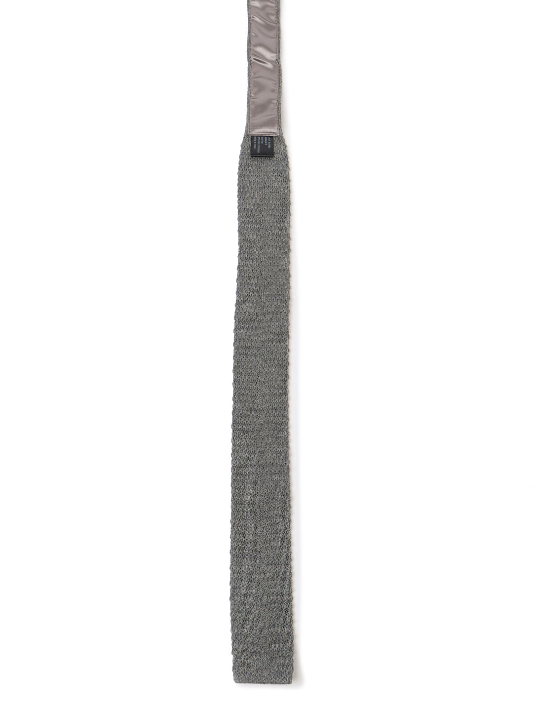 Grey Textured Tie