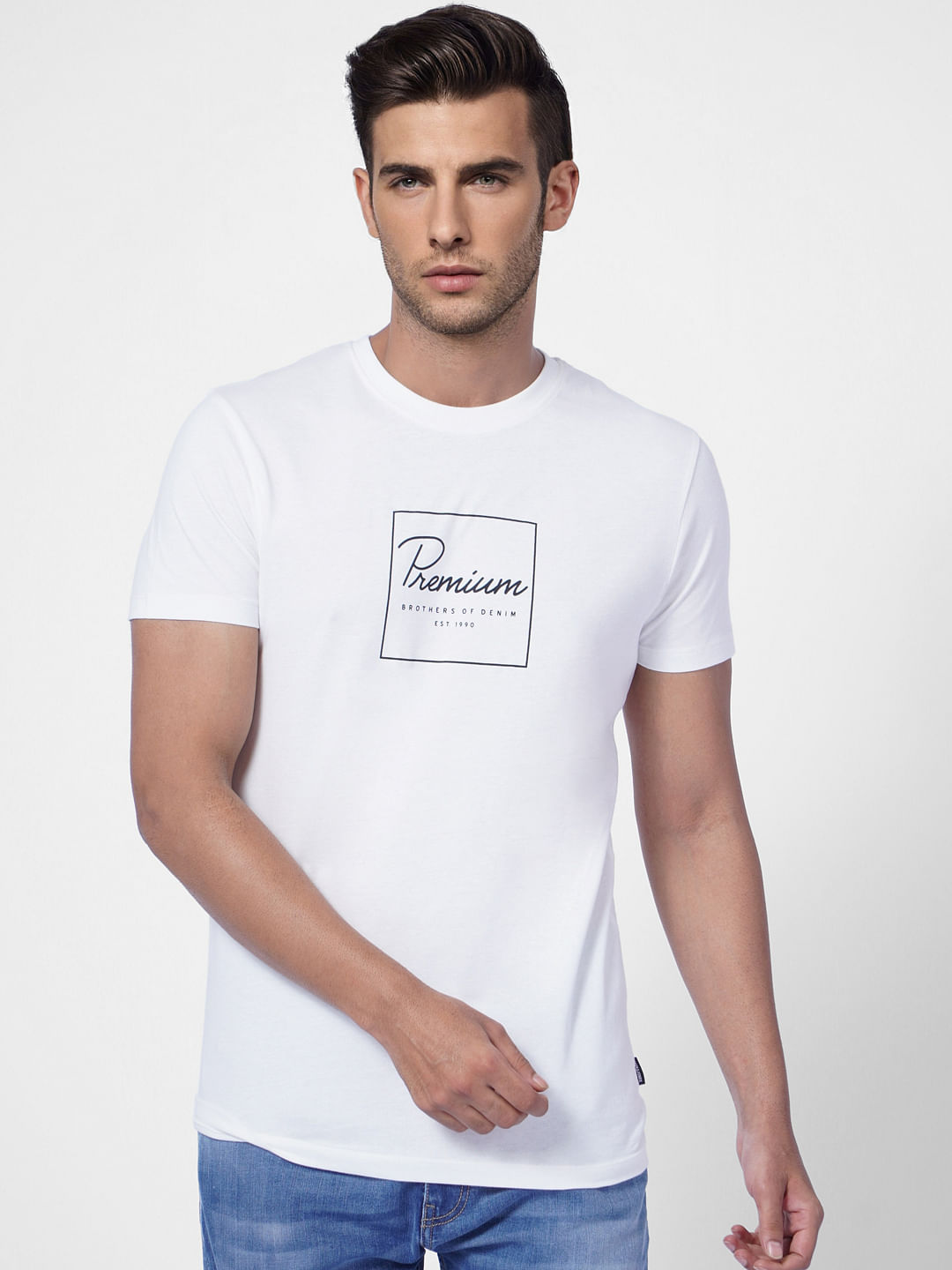 White Crew Neck T-shirt