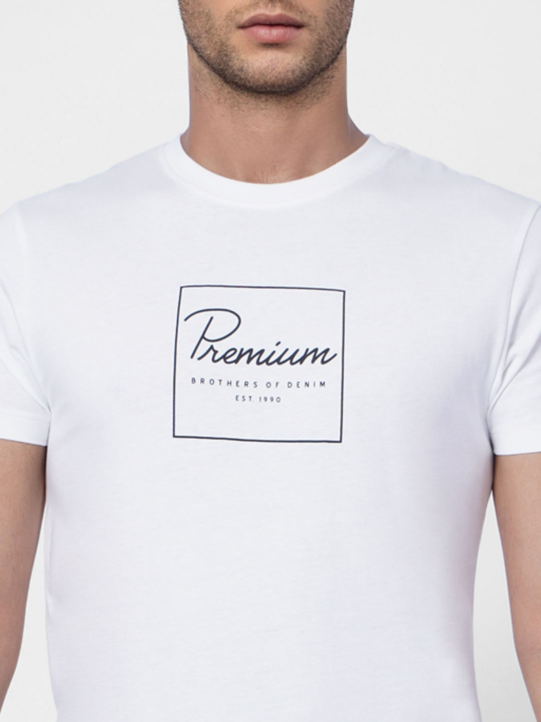 White Crew Neck T-shirt