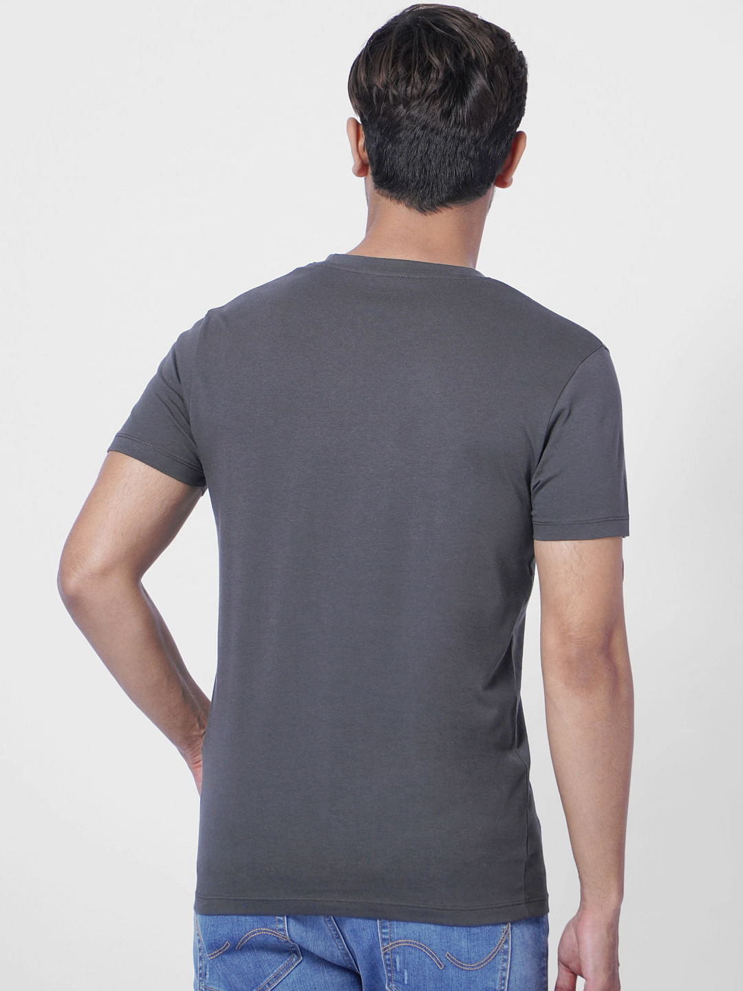 Black Camo Logo Crew Neck T-shirt