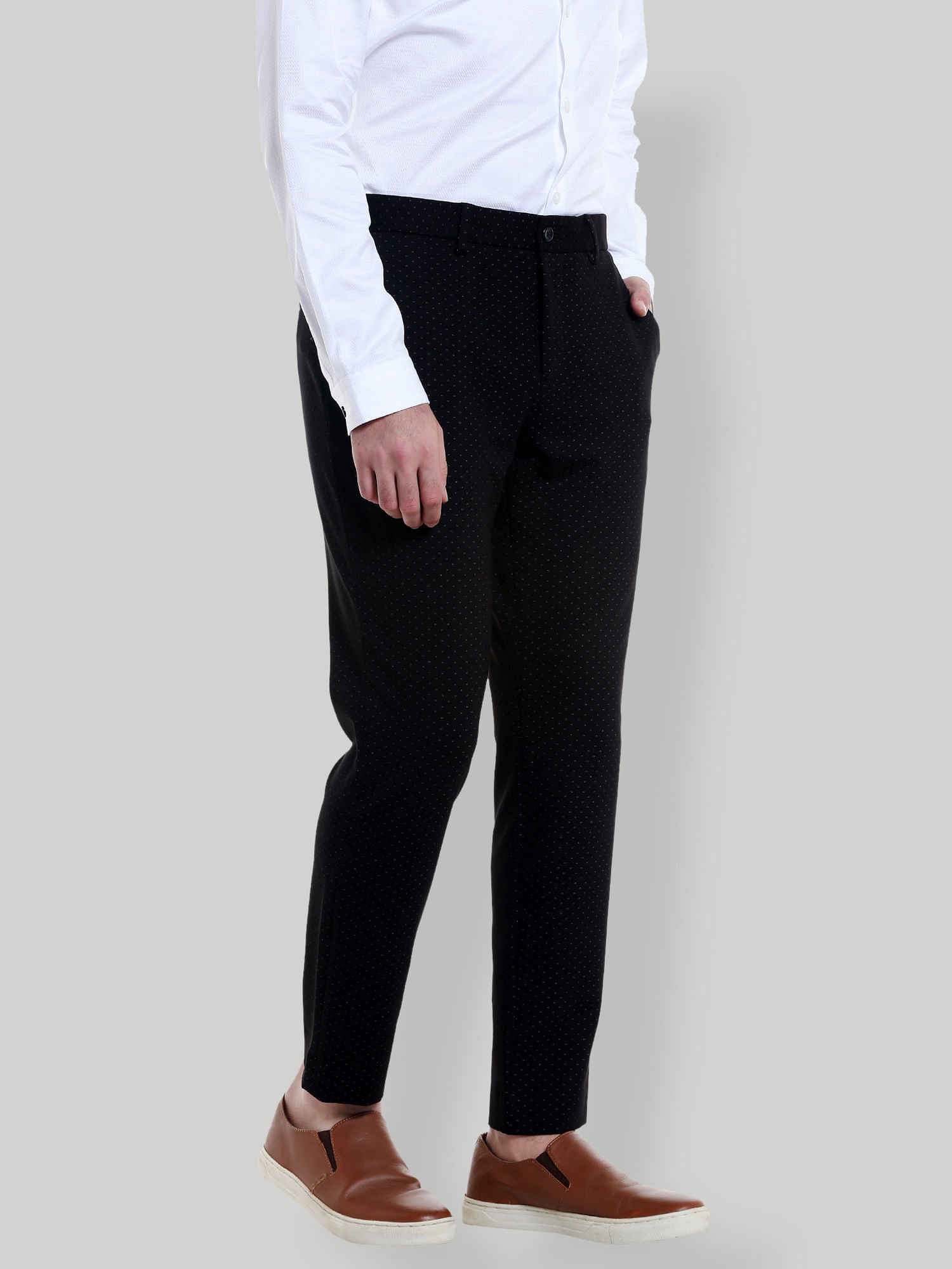 Black Slim Fit Trousers