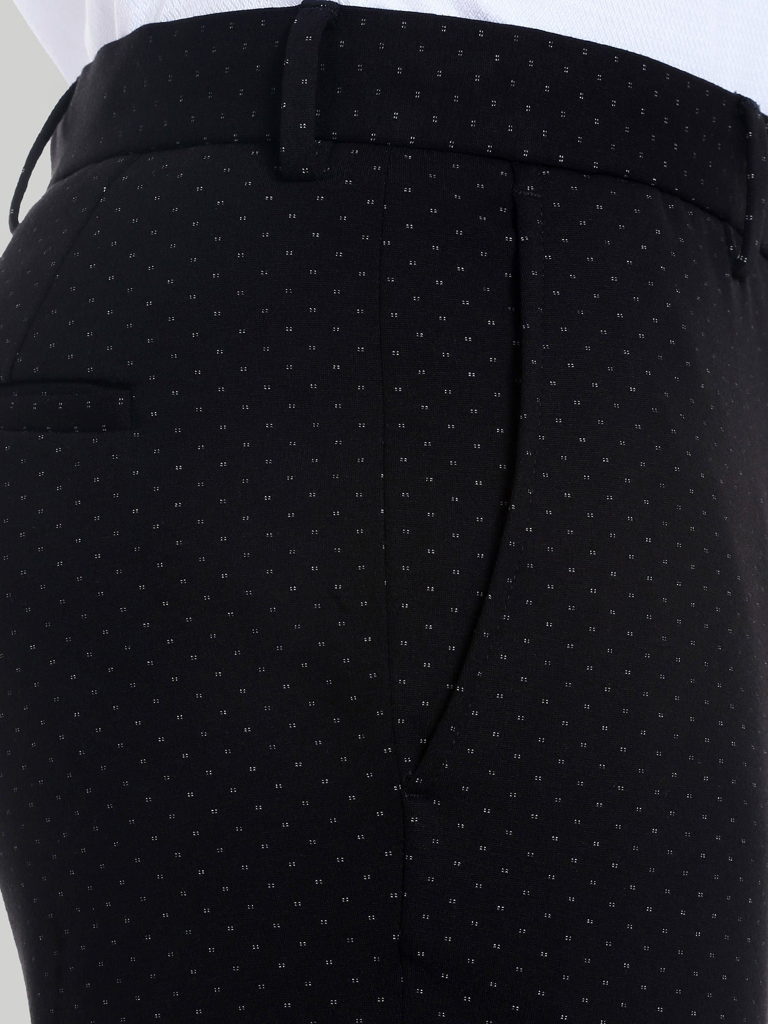 Black Slim Fit Trousers
