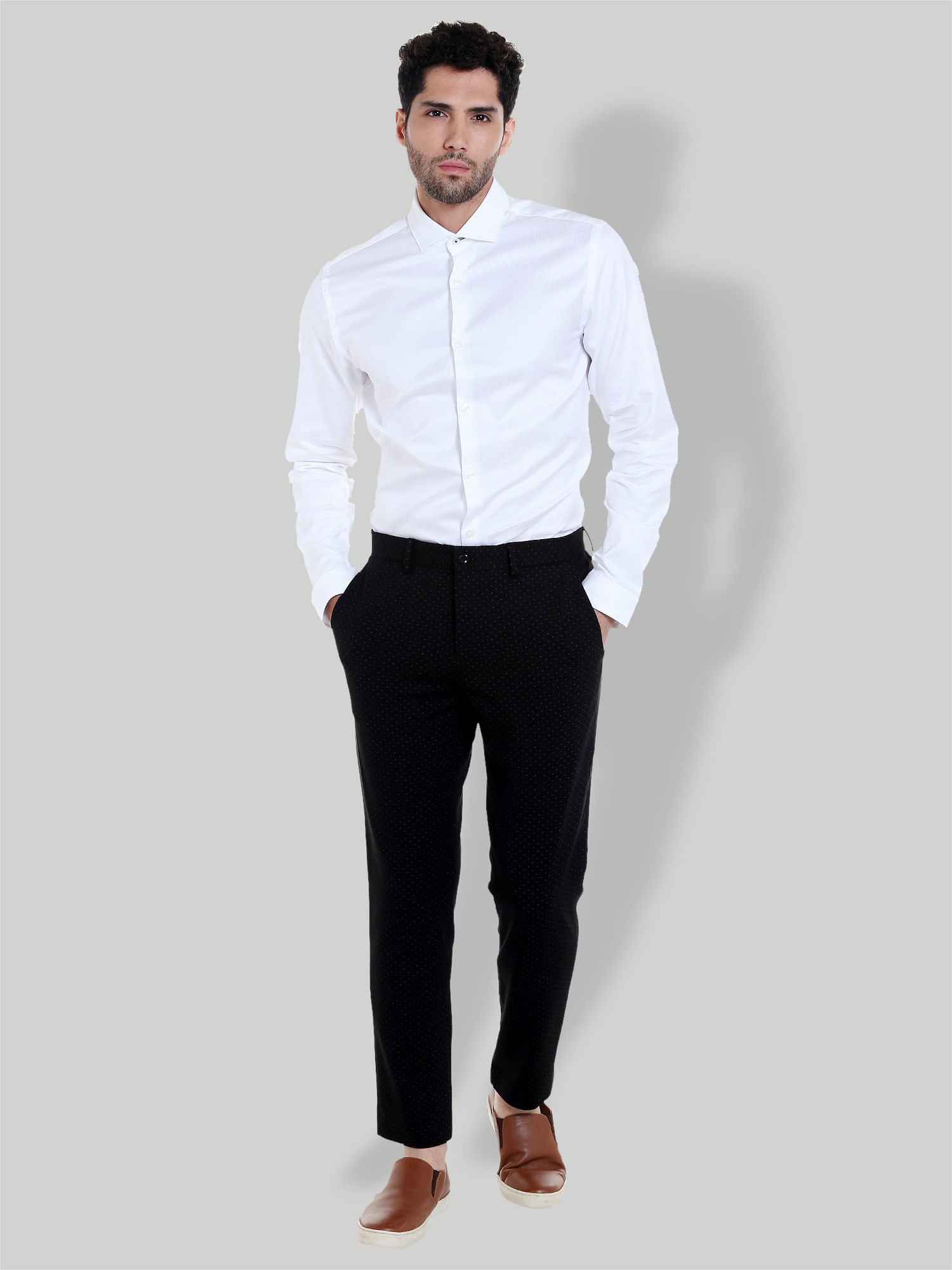 Black Slim Fit Trousers