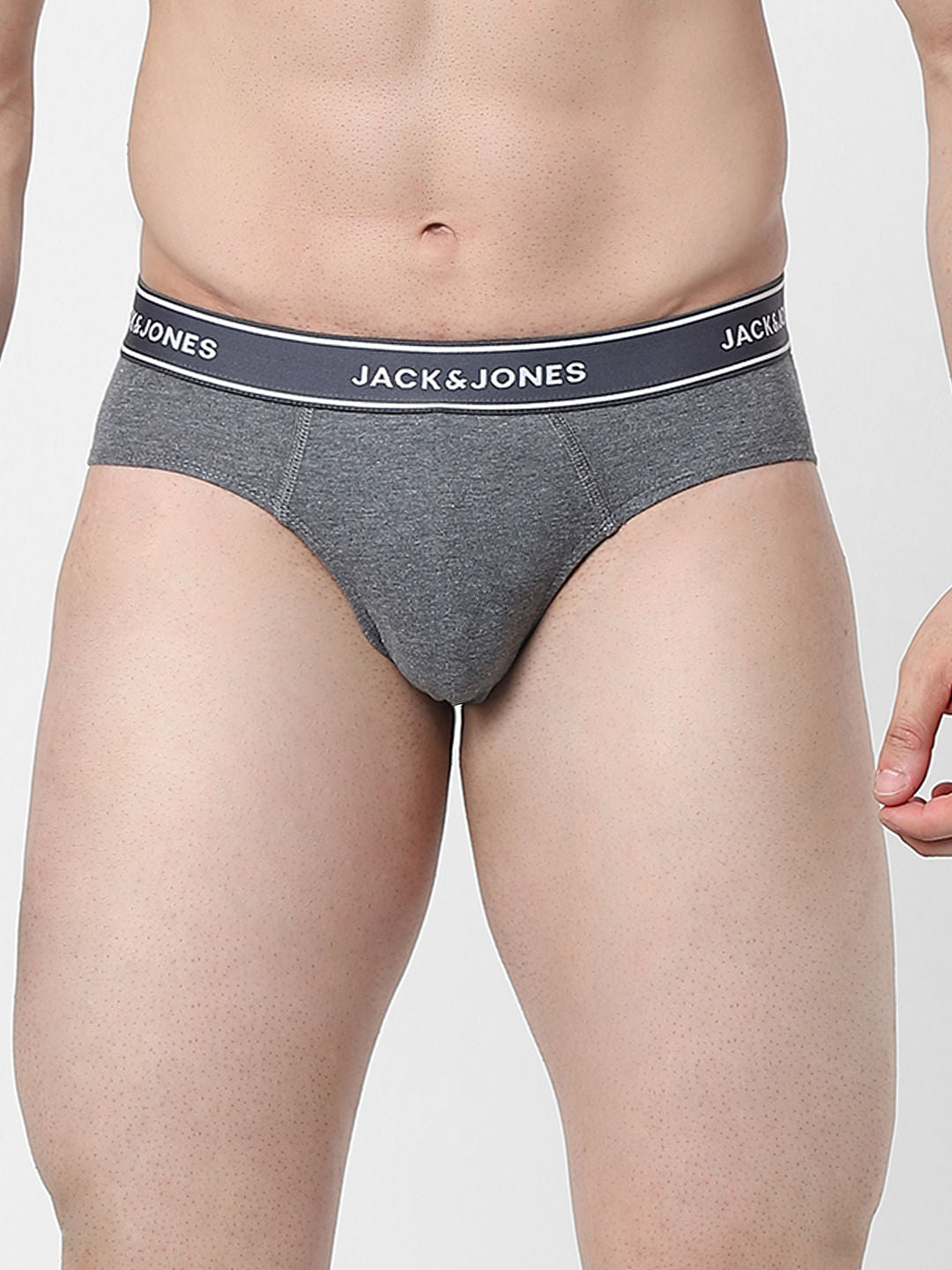 Pack Of 2 Grey Briefs