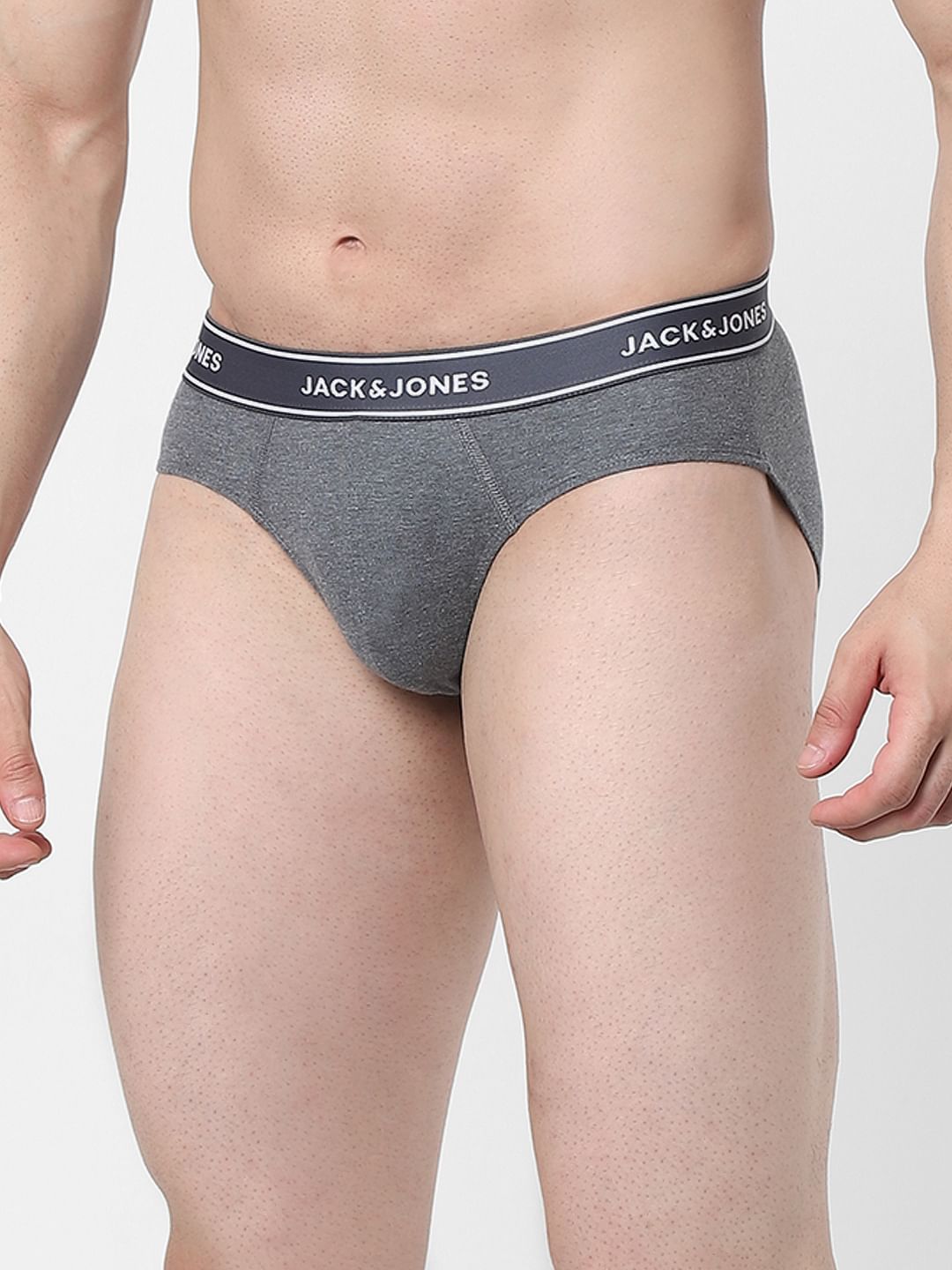Pack Of 2 Grey Briefs