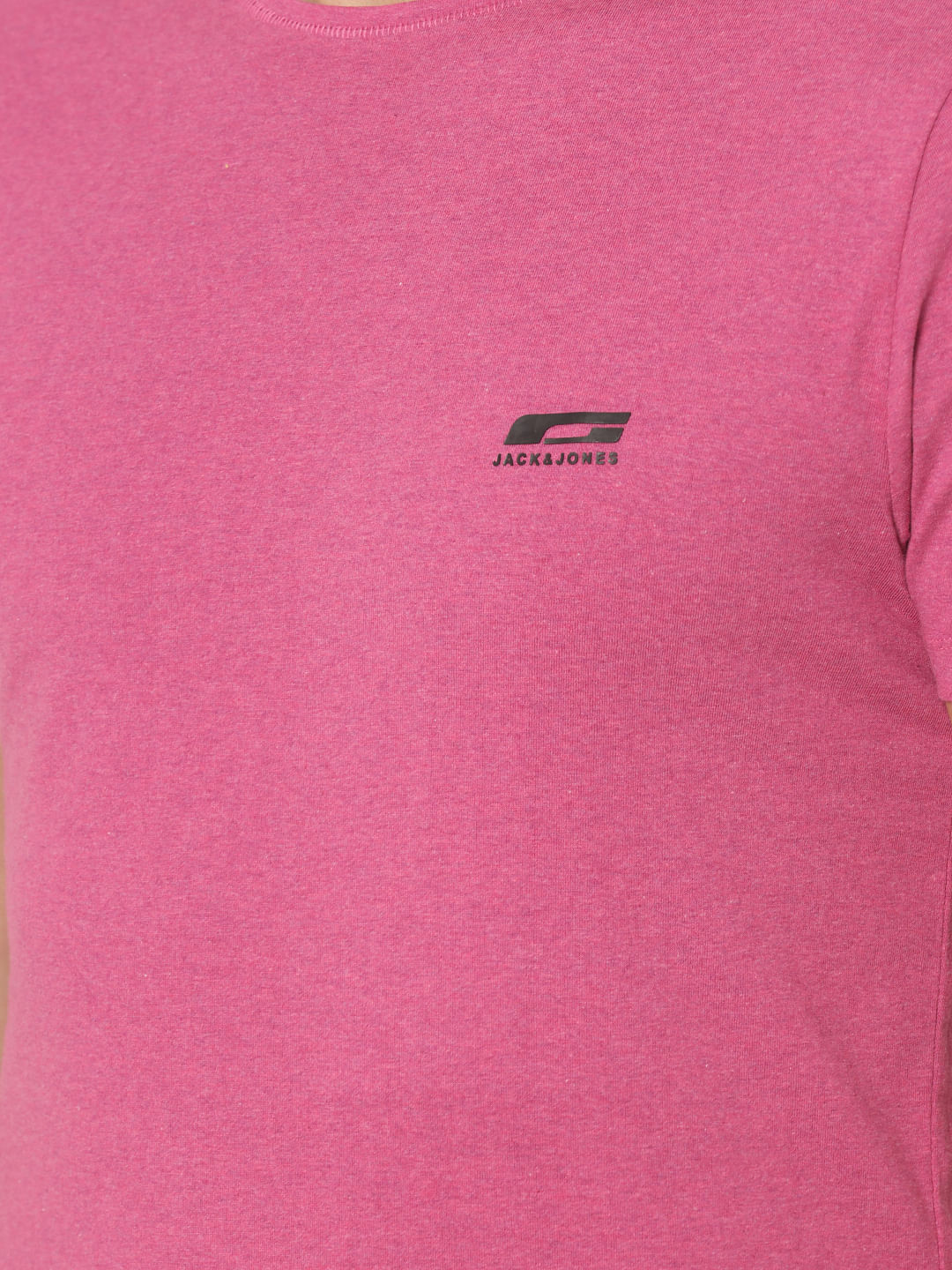 Pack Of Two Crew Neck T-Shirts- Pink And Black