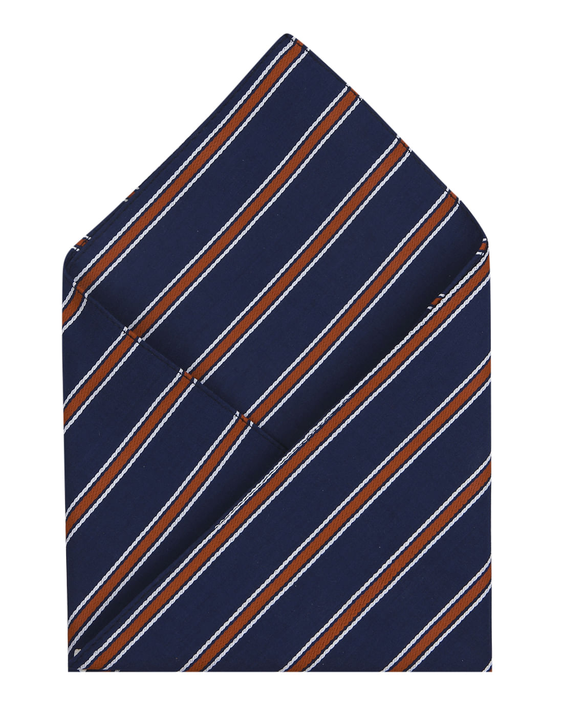 Blue Striped Pocket Square