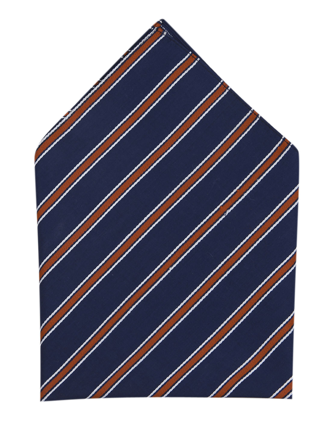 Blue Striped Pocket Square