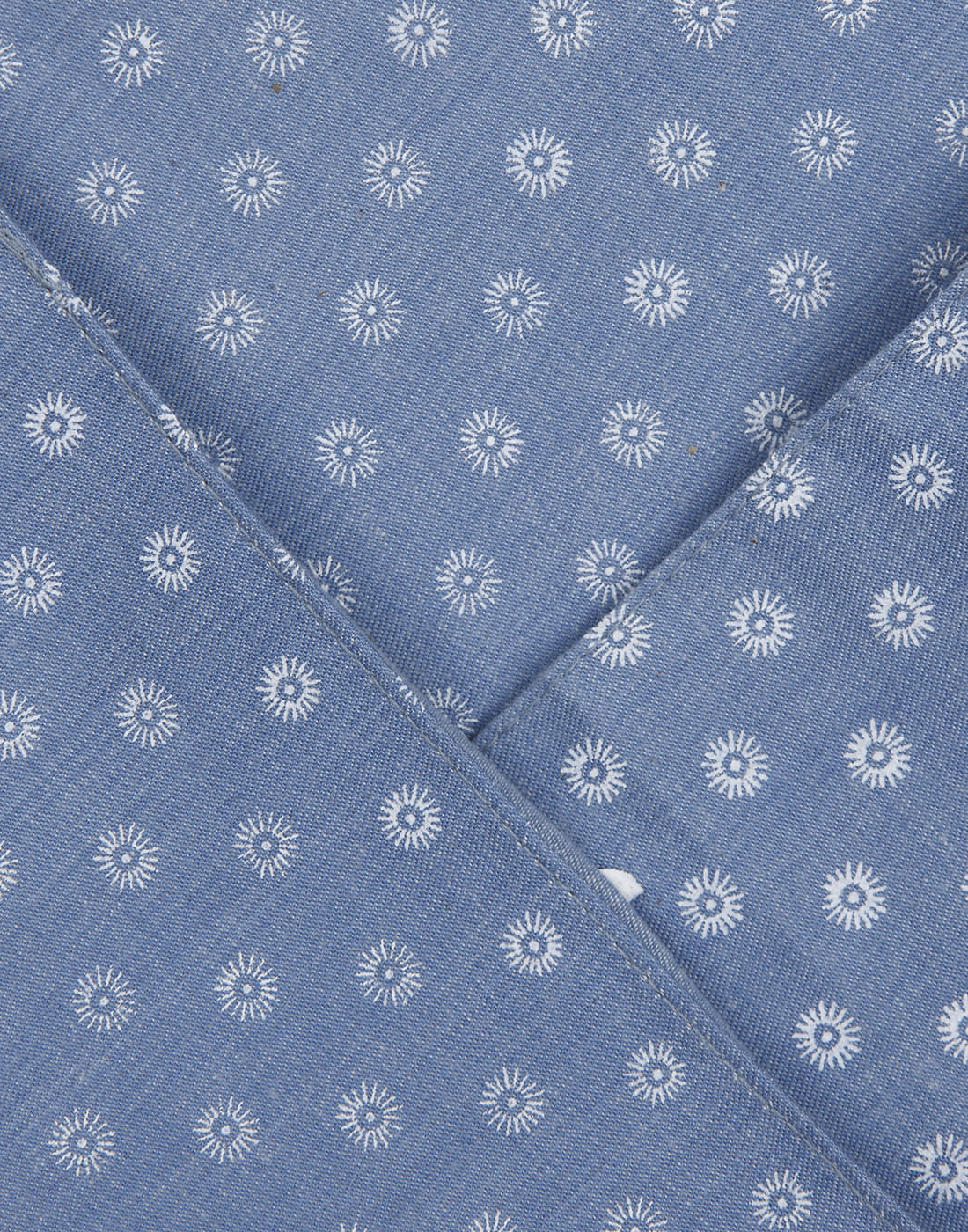 Light Blue All Over Print Pocket Square