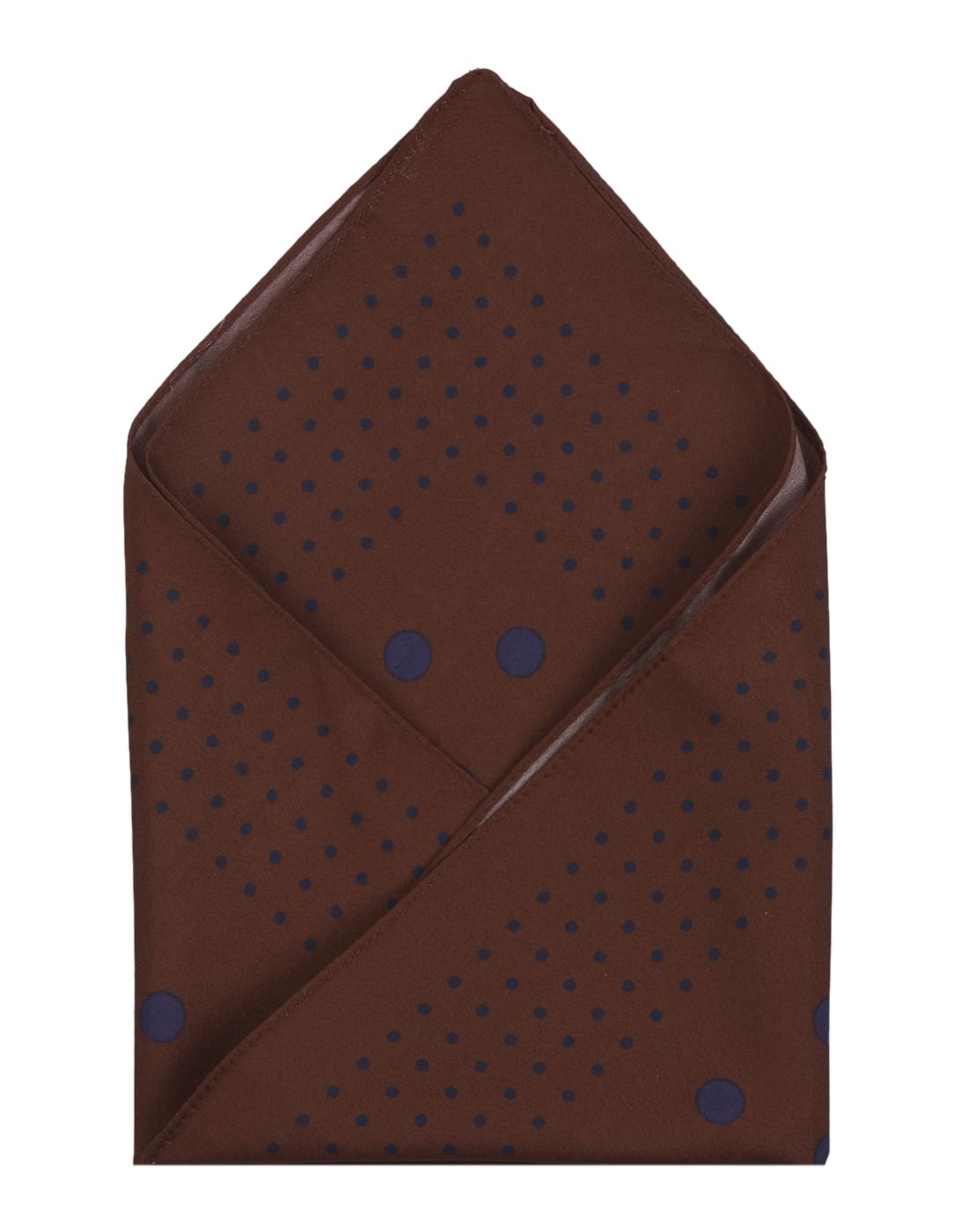 Deep Red Dotted Pocket Square