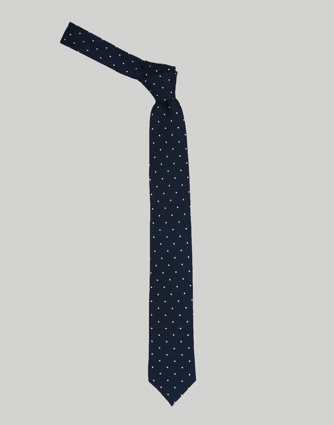 Navy Blue Printed Tie - ONE