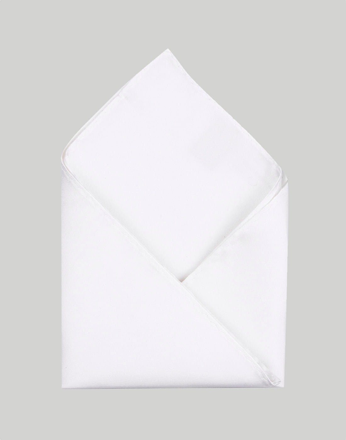 White Pocket Square