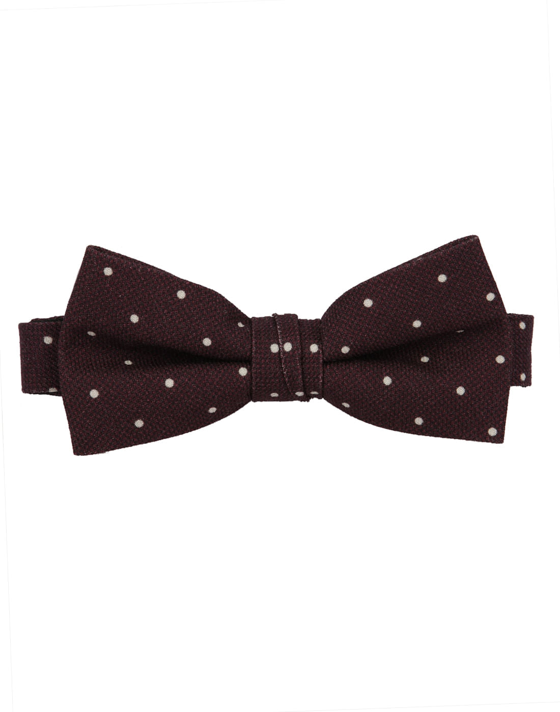Deep Red Polka Dot Bow Tie - ONE