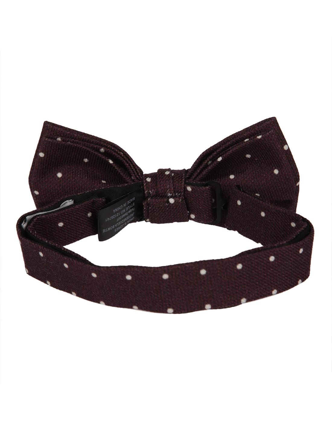 Deep Red Polka Dot Bow Tie