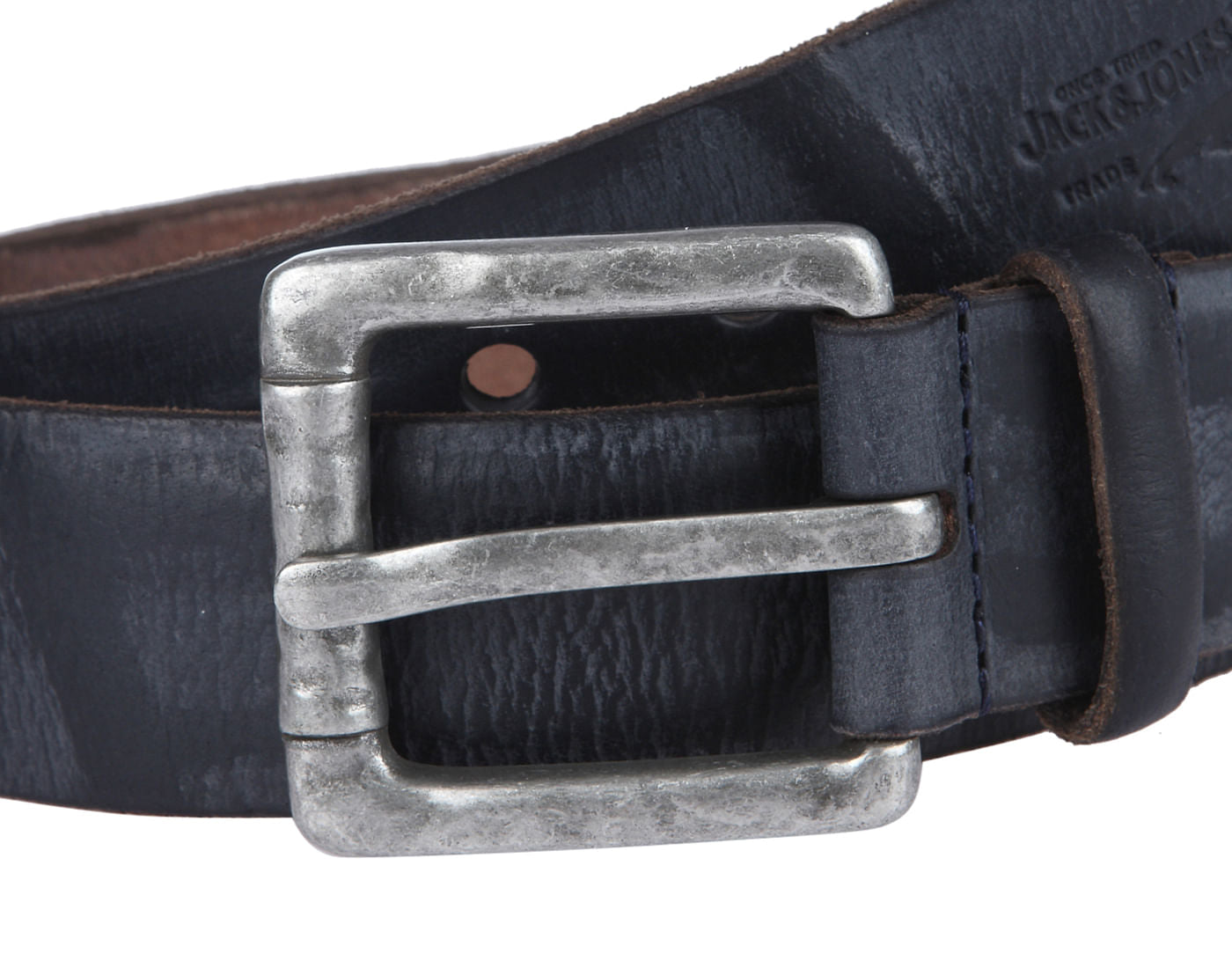 Blue Vintage Leather Belt