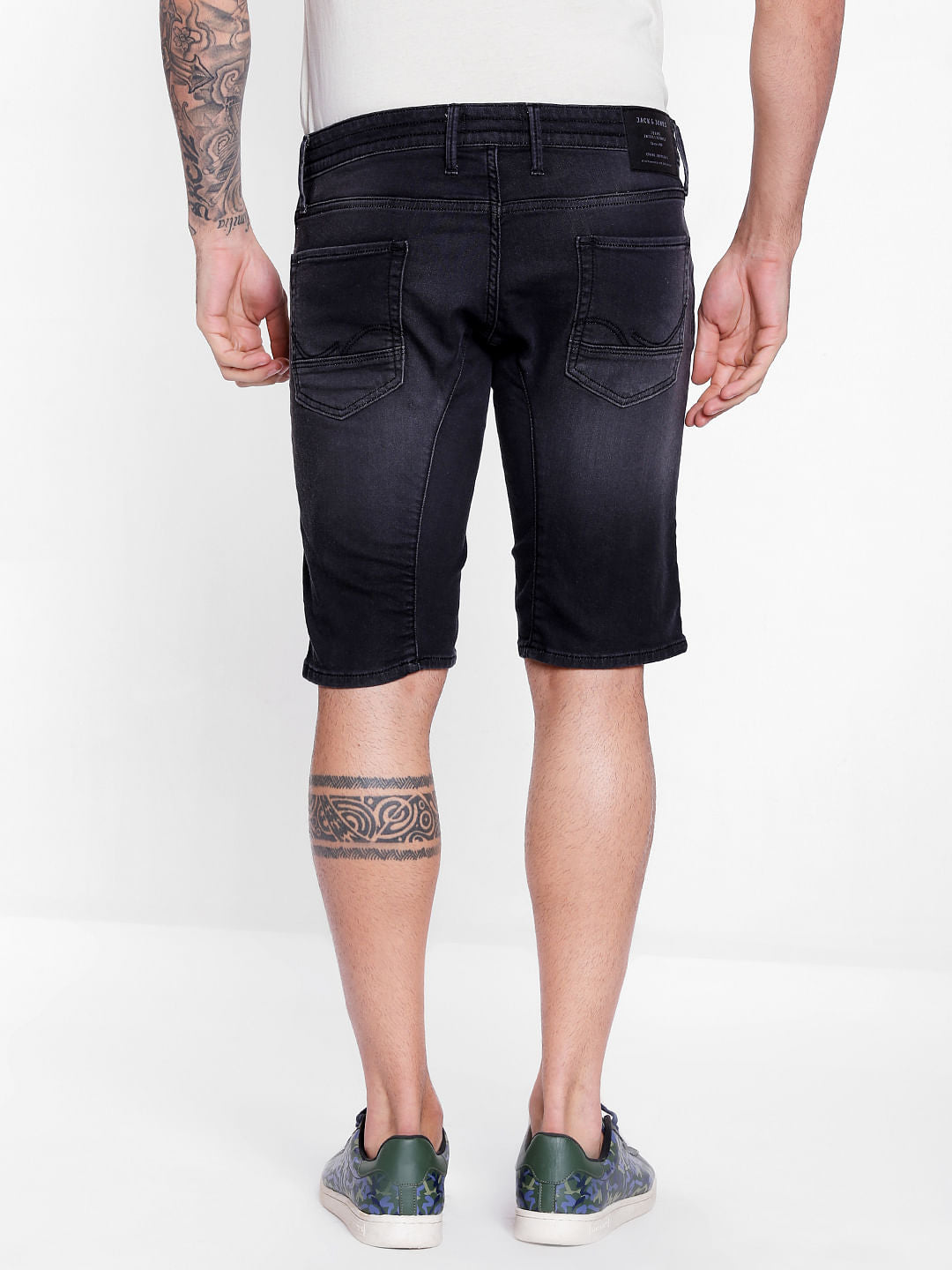 Black Low Rise Tim Anti Fit Jeans