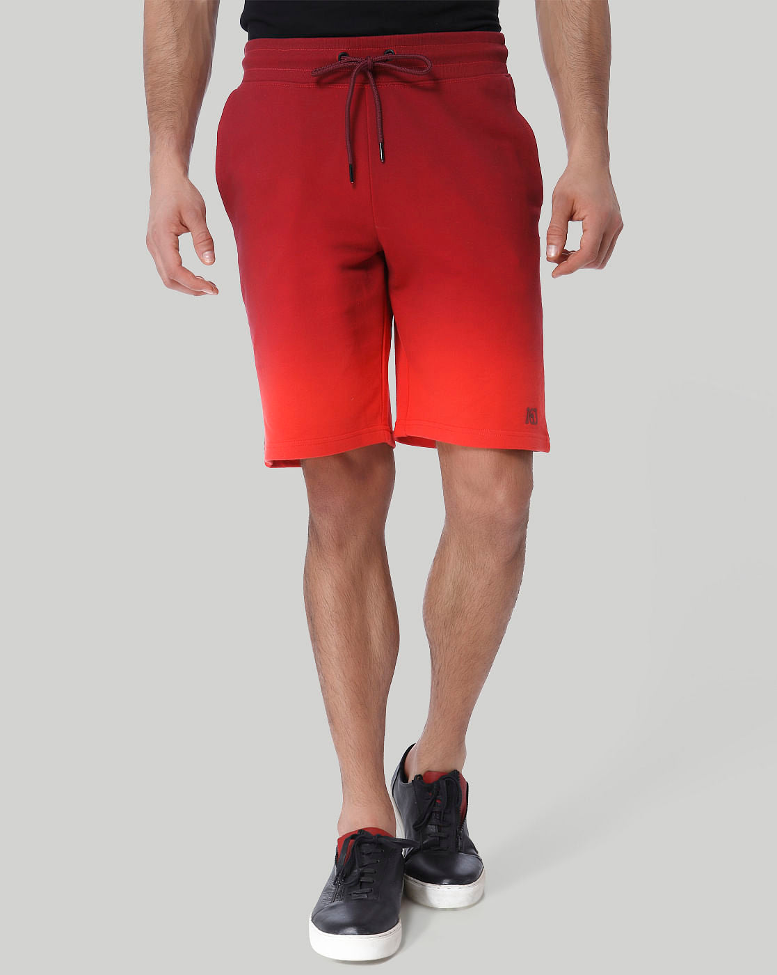 Red Drawstring Sweatshorts - S