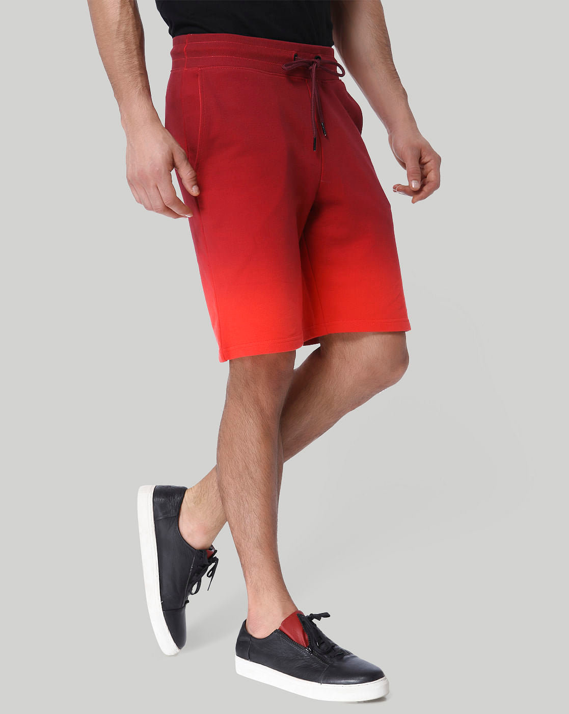 Red Drawstring Sweatshorts
