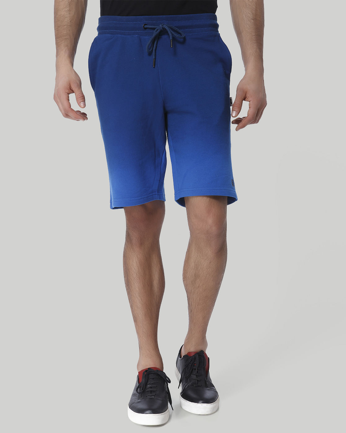 Blue Drawstring Sweatshorts - S