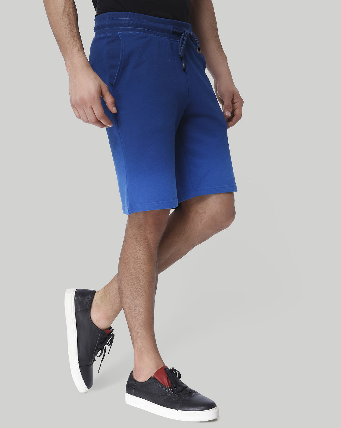Blue Drawstring Sweatshorts