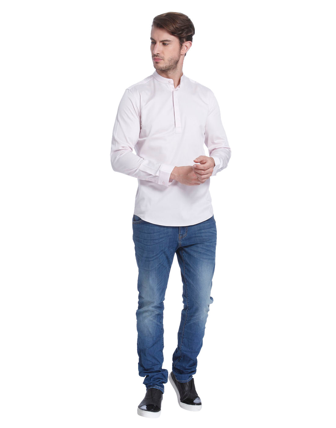 Light Purple Full Sleeves Shirt