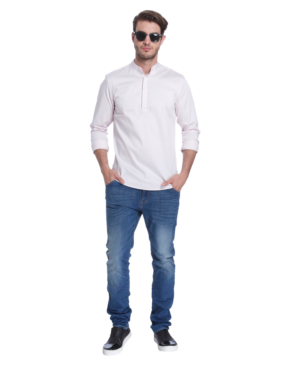 Light Purple Full Sleeves Shirt