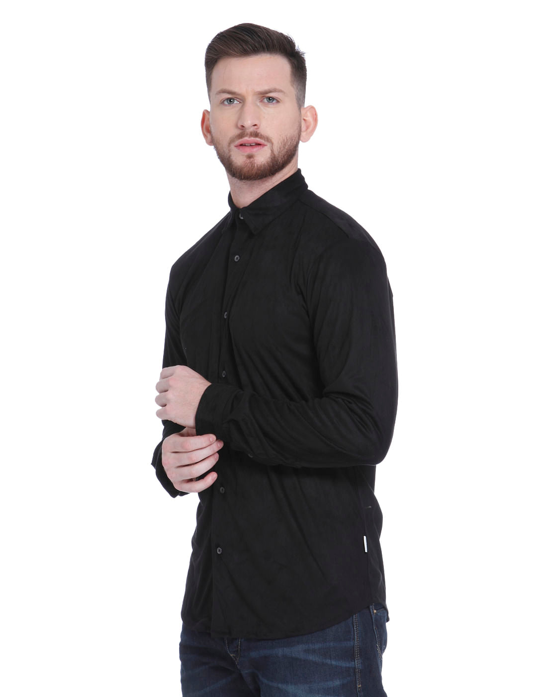Black Full Sleeves Shirt