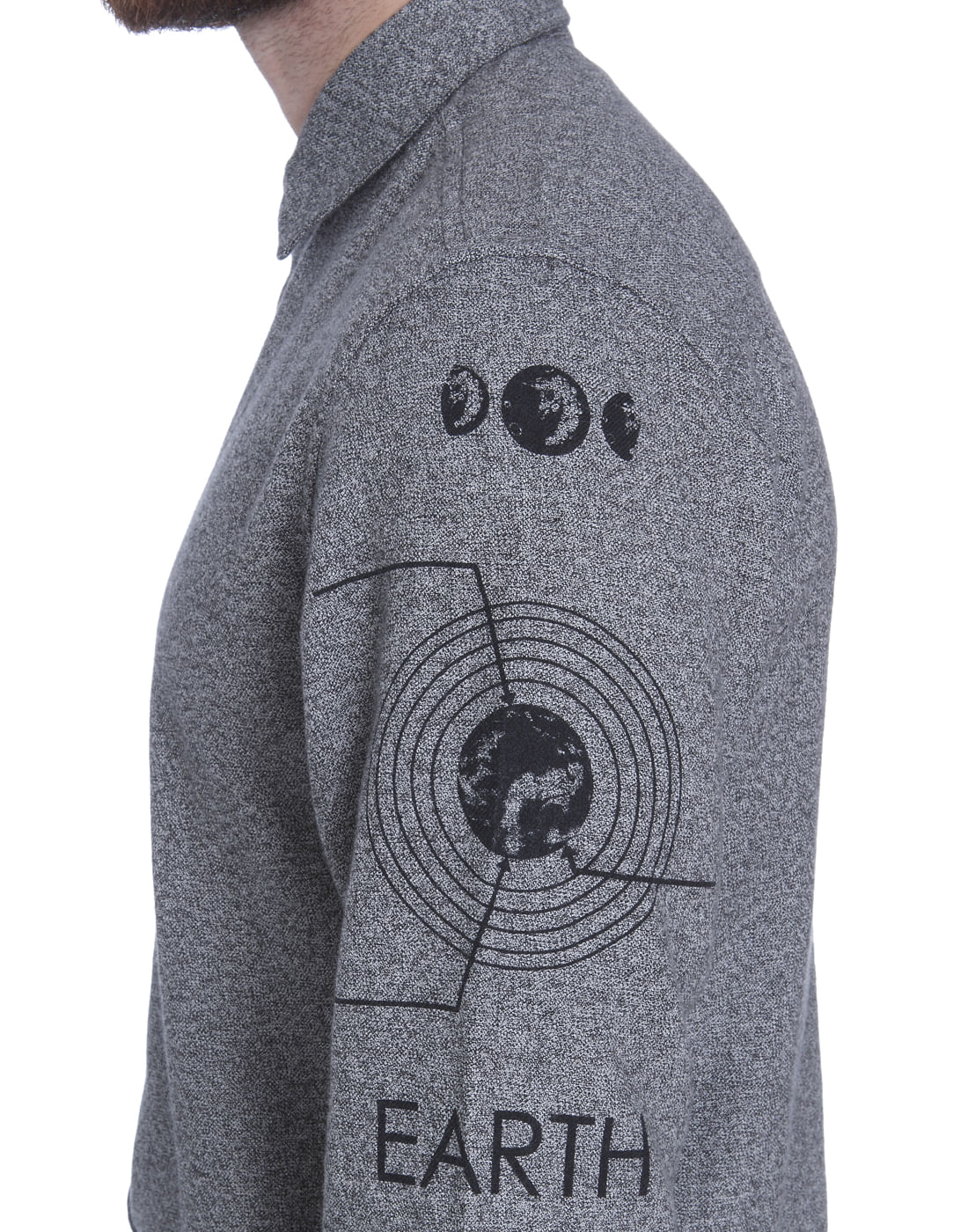 Grey Full Sleeves Shirt