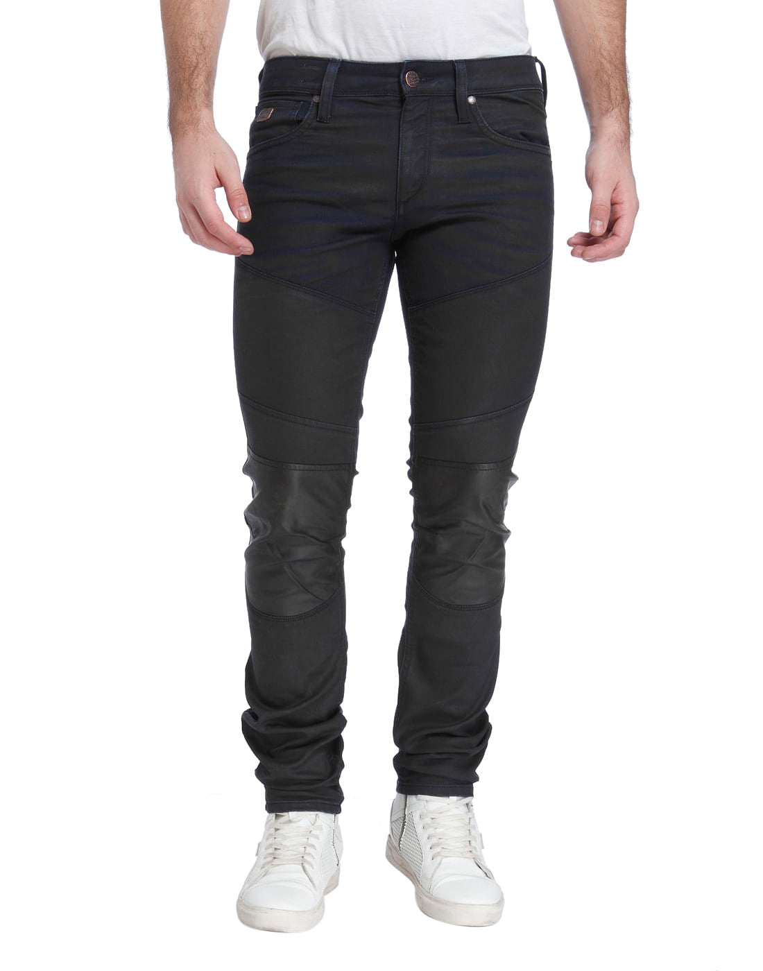 Dark Blue Mid Rise Glenn Slim Fit Jeans - 28/32