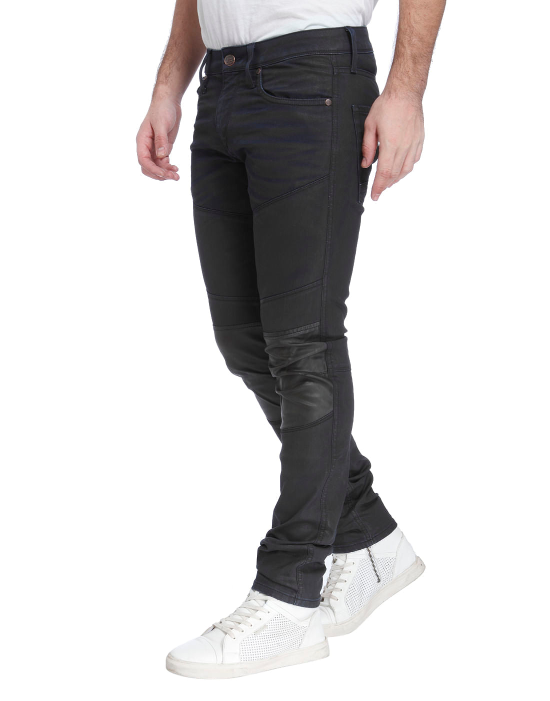 Dark Blue Mid Rise Glenn Slim Fit Jeans