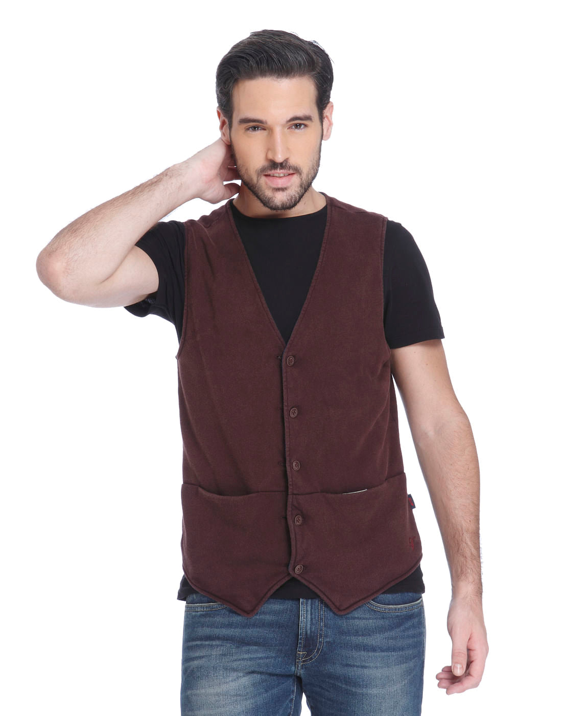 Deep Red Waistcoat - 46