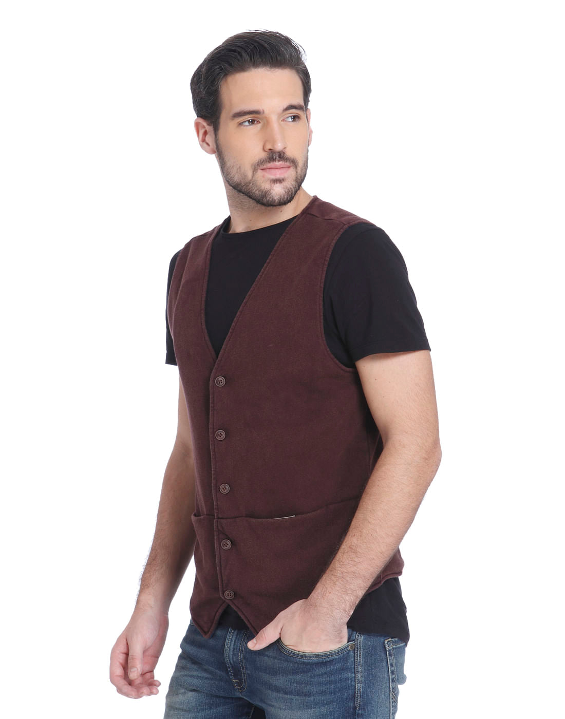 Deep Red Waistcoat