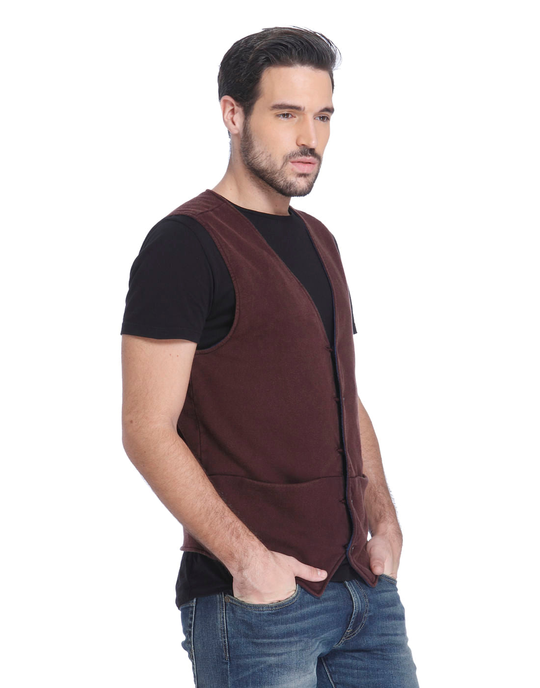 Deep Red Waistcoat