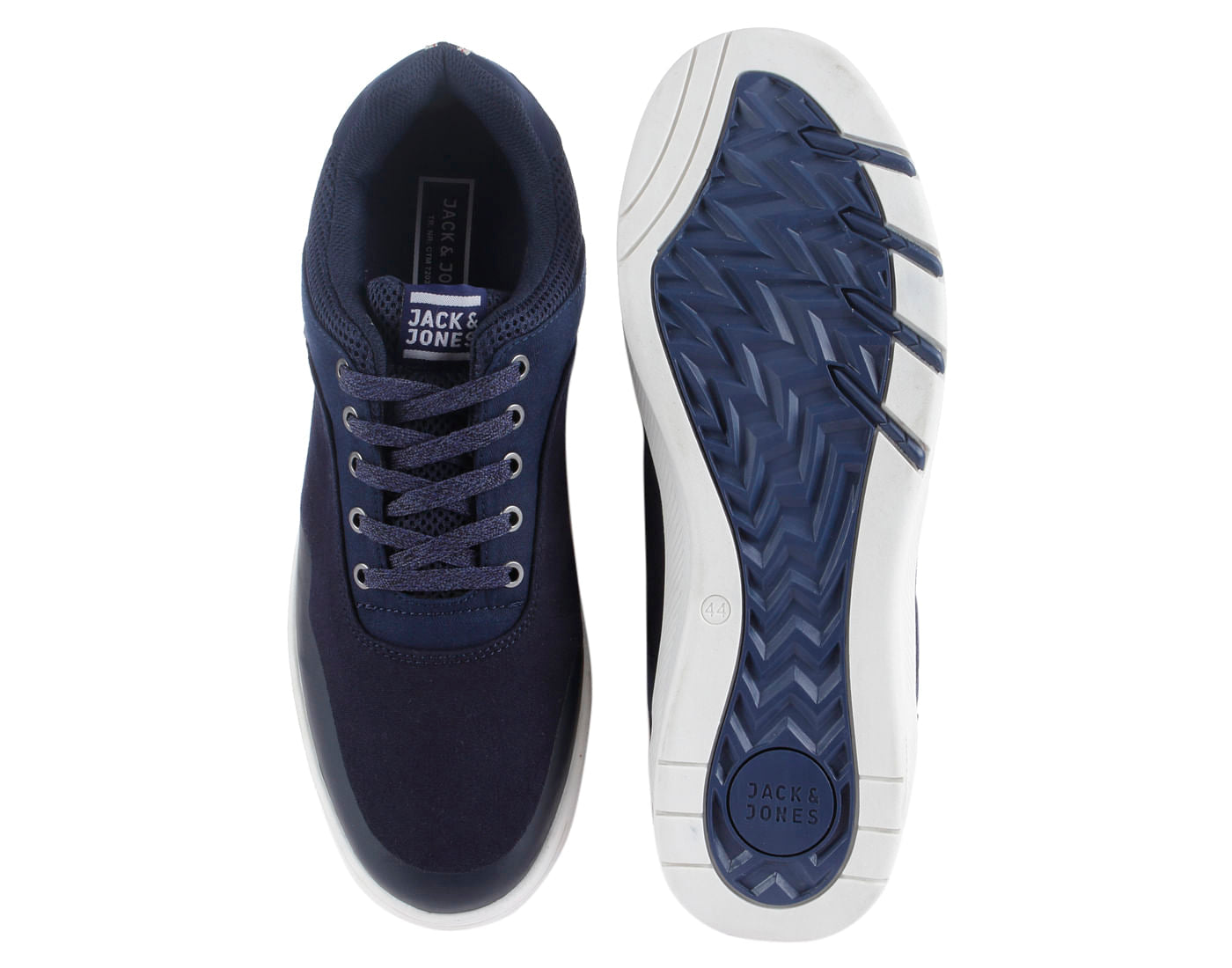 Navy Blue Suede Sneakers