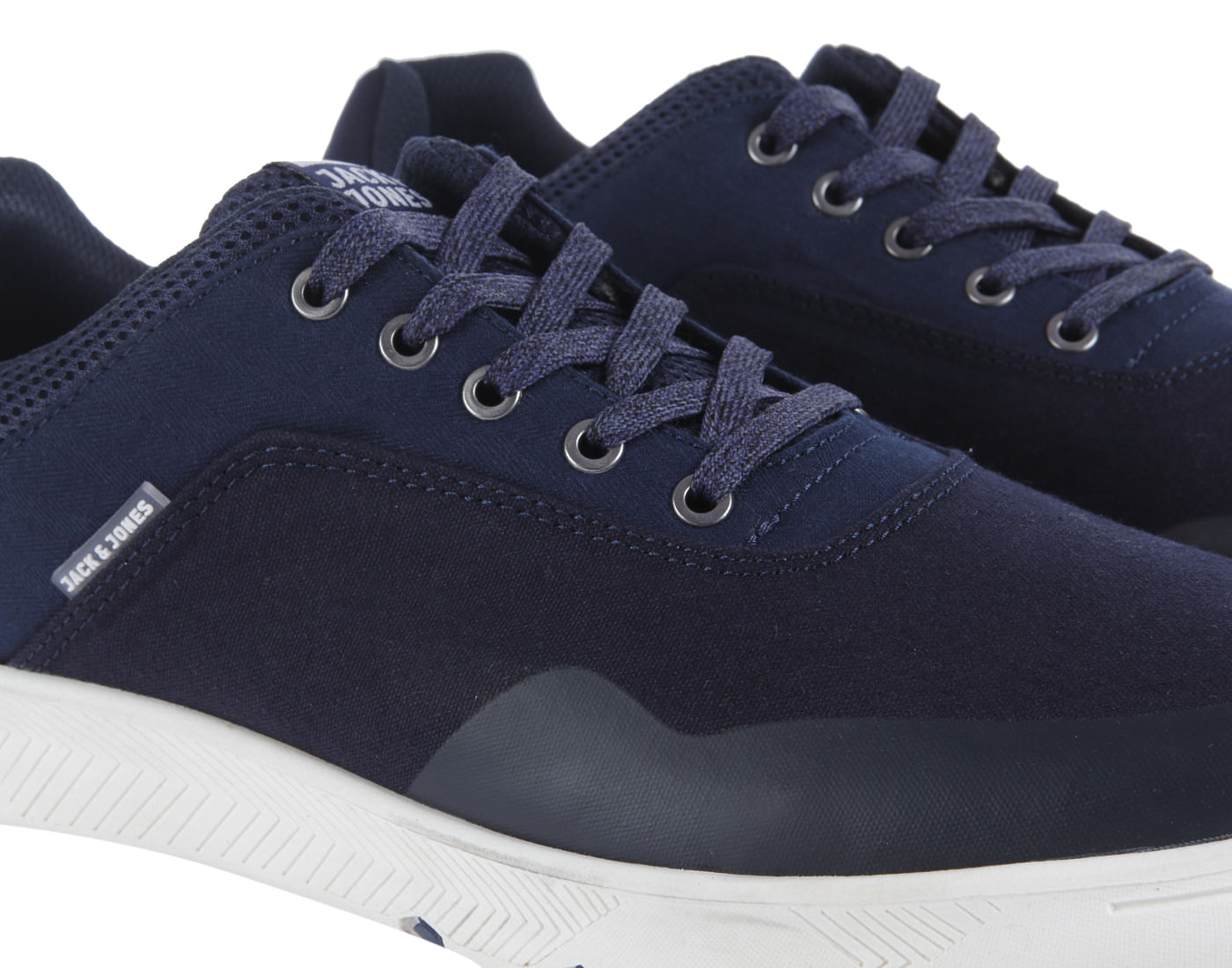 Navy Blue Suede Sneakers