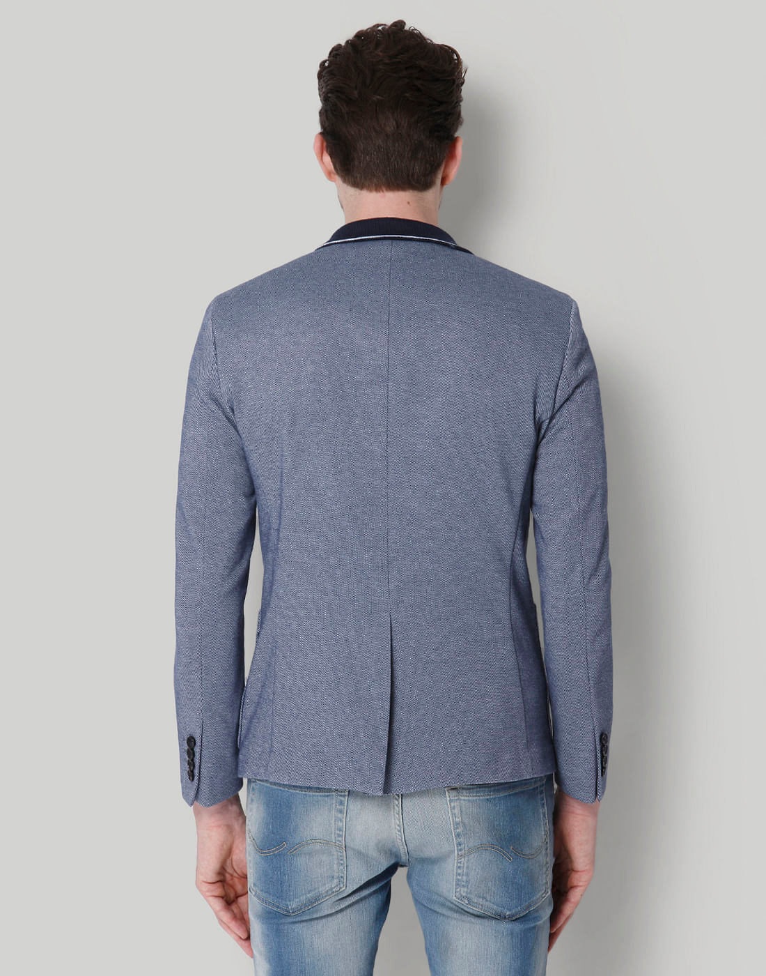 Blue Double Button Blazer