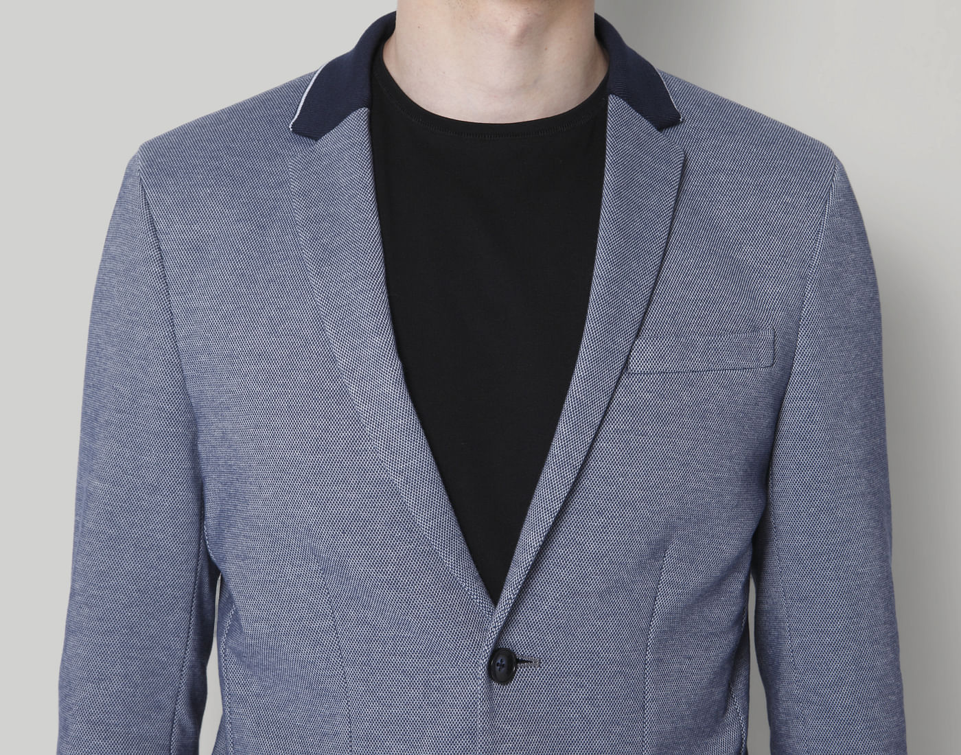Blue Double Button Blazer