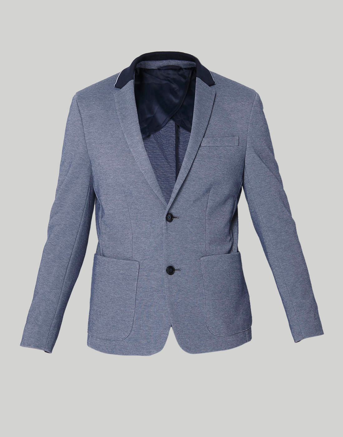 Blue Double Button Blazer